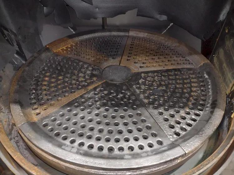 Used C.M. CM-1000 Table Shot Blaster (Turntable) Ohio US | Yoder Brothers machinery #444148
