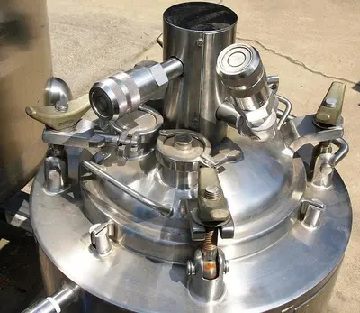 Reactor, 5 Gallon, 316 S/st, Jkt, 50 PSI, FV, 12" x 12", #5991550