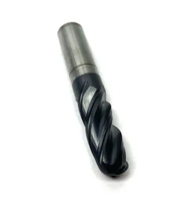 | Accupro 93262301 Ball End Mill: 1/2" Dia, 1-1/4" LOC, 4 Flute Solid Carbide - New – Open box