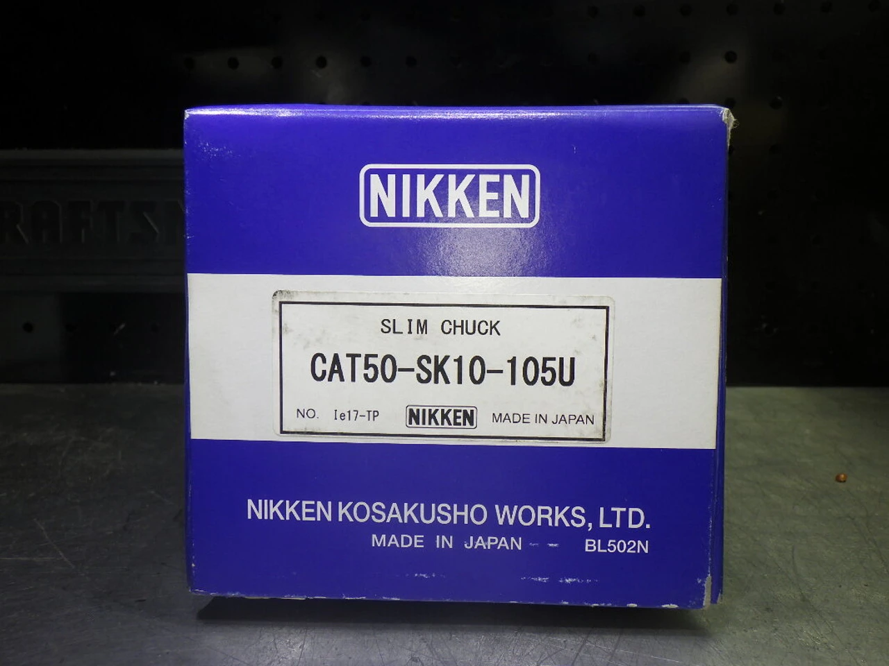 Nikken CAT50 SK10 Collet Chuck 105mm Pro CAT50-SK10-105U (LOC578B)
