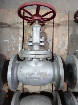 Alloy Steel Products Co. 4", Class 150, 188SMO, Globe Valve