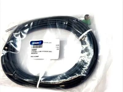 USED SCHUNK SINGLE ENDED 4‑WIRE IO SENSOR CABLE 349557