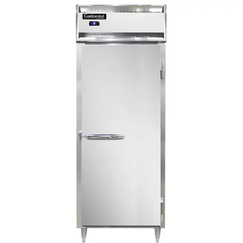 Continental D1RESN 28 1/2" One Section Reach In Refrigerator, (1) Right Hinge Solid Door, Top Compressor, 115v