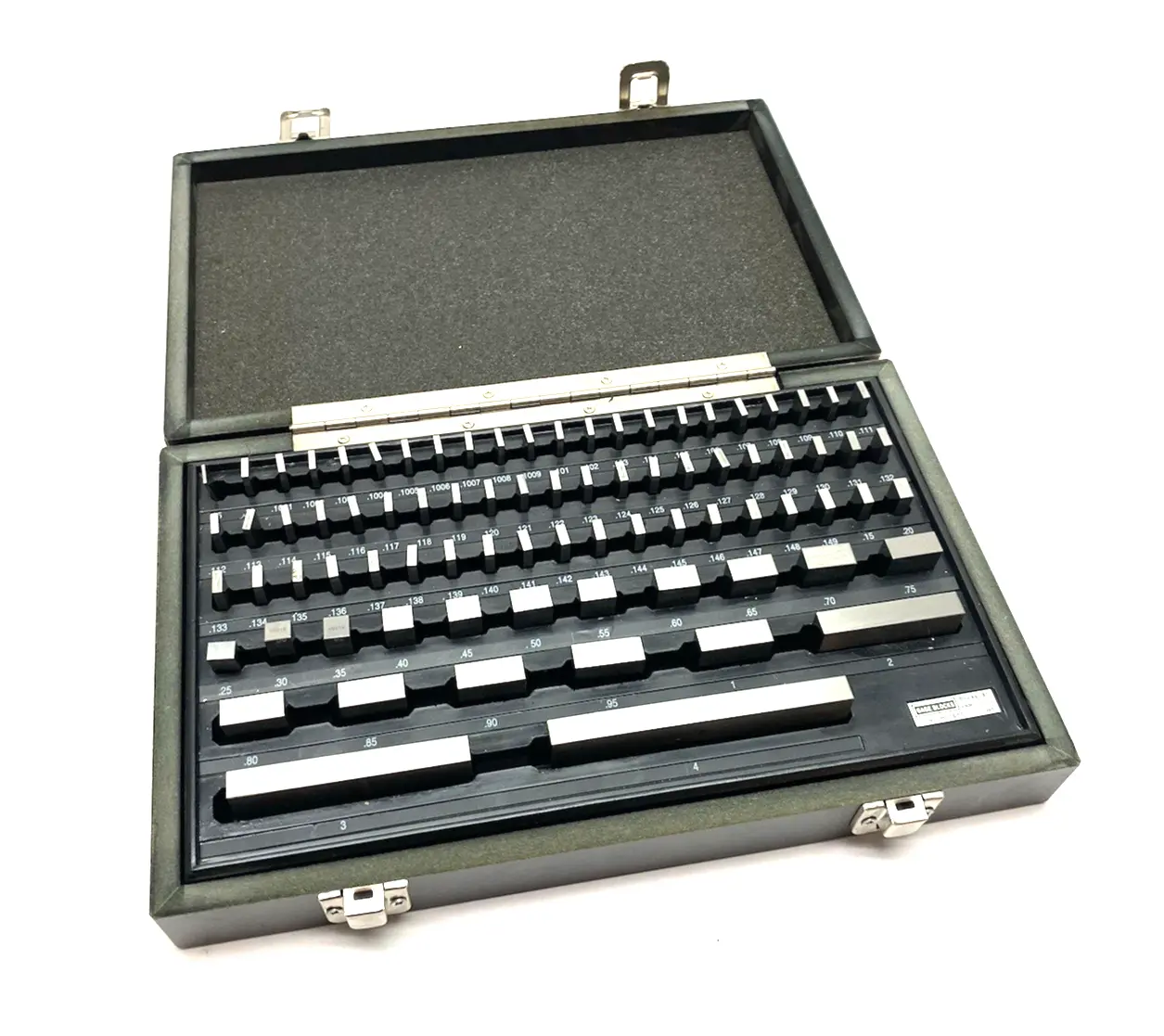 USED PROCHECK RECTANGULAR GAGE BLOCK SET, ECONOMY GRADE 0.05 TO 4