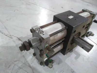 USED PHD HEAVY DUTY KEYED SHAFT ROTARY DOUBLE CYLINDER