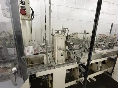 Bartelt model IM7-12 Pouch Packager with AMS Auger Filler