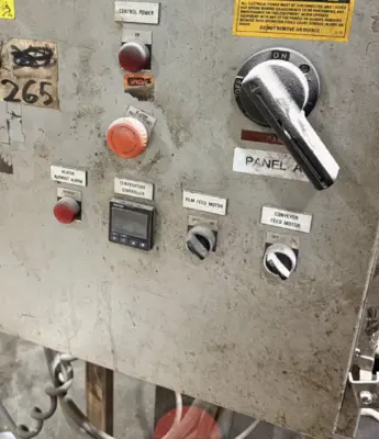 USED HAMER MODEL 2080 FORM FILL SEAL BAGGING LINE