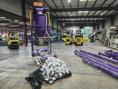 6" Diameter Hapman TubePro™  Drag Conveying System, 15 HP, New In 2020