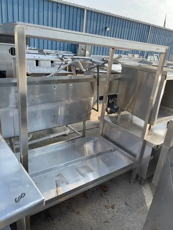 Used Falcon Restaurant Supply Used 51" Stainless Steel Rack with Drain Pan - SS230 Restaurant Equipment (Miscellaneous) Illinois US | Falcon Restaurant Supply #1376007