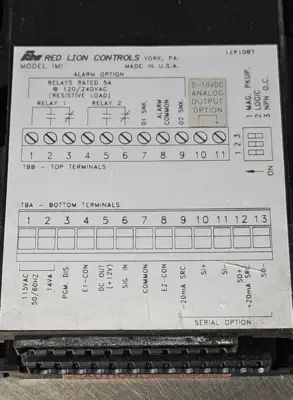 RED LION CONTROLS IMI04109 Digital Panel Meter (BIN531)