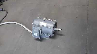 Dayton Industrial 10HP Electric Motor 208-230/460V 3 Phase 1740 RPM 215T  10 HP