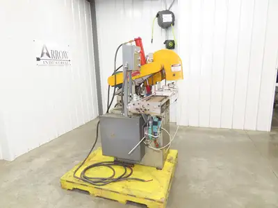 Everett 16 Cut Off Abrasive Metal Saw 16" Blade 5Hp Pneumatic Automation