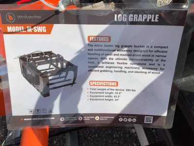 Used WOLVERINE M-SWG MINI SKID STEER LOG GRAPPLE Log Grapples Michigan US | Miedema Asset Management Group #1768762