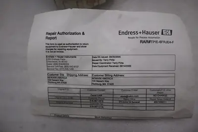 Endress+Hauser 53H08-A00B1RA0B2AC Promag 53 Electromagnetic Flowmeter #GF677