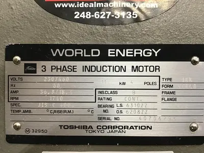 USED TOSHIBA JIS C 4004 15 HP