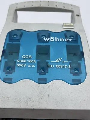 USED WOHNER WOHNER QCB NH00 160A 690V A.C