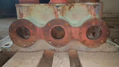 USED GARDNER DENVER PA-8 TRIPLEX MUD PUMP