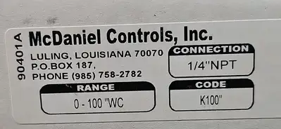Used INDUSTRIAL MRO K100 Lab Manometers South Carolina US | Palmetto Automation #1160537