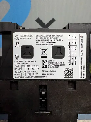 SIEMENS 3RT2026-1AL20 Electrical/PLC/Automation | ESS Industrial Equipment Sales (7)