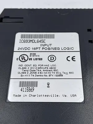 Used GE GE IC693MDL645E PLC Input & Output | ND Industrial Surplus #1215091