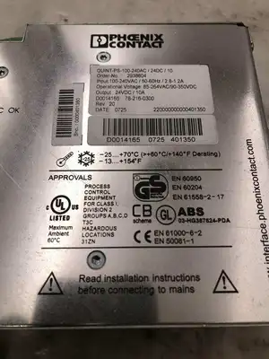 Phoenix Contact QUINT-PS-100-240AC/24DC/10 DIN Rail Power Supply