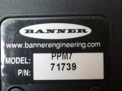 NEW BANNER ENGINEERING PPM7