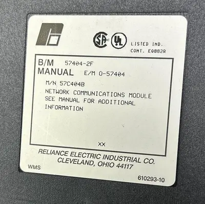 Used RELIANCE 57C404B Misc Electrical & Power Parts Ohio US | Surplus Asset Holdings #1243975