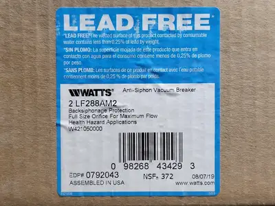 NEW WATTS 2LF288AM2