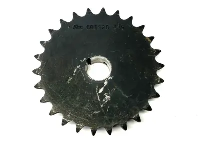 USED MARTIN FINISHED BORE ROLLER CHAIN SPROCKET 26 TEETH SHELFWARE