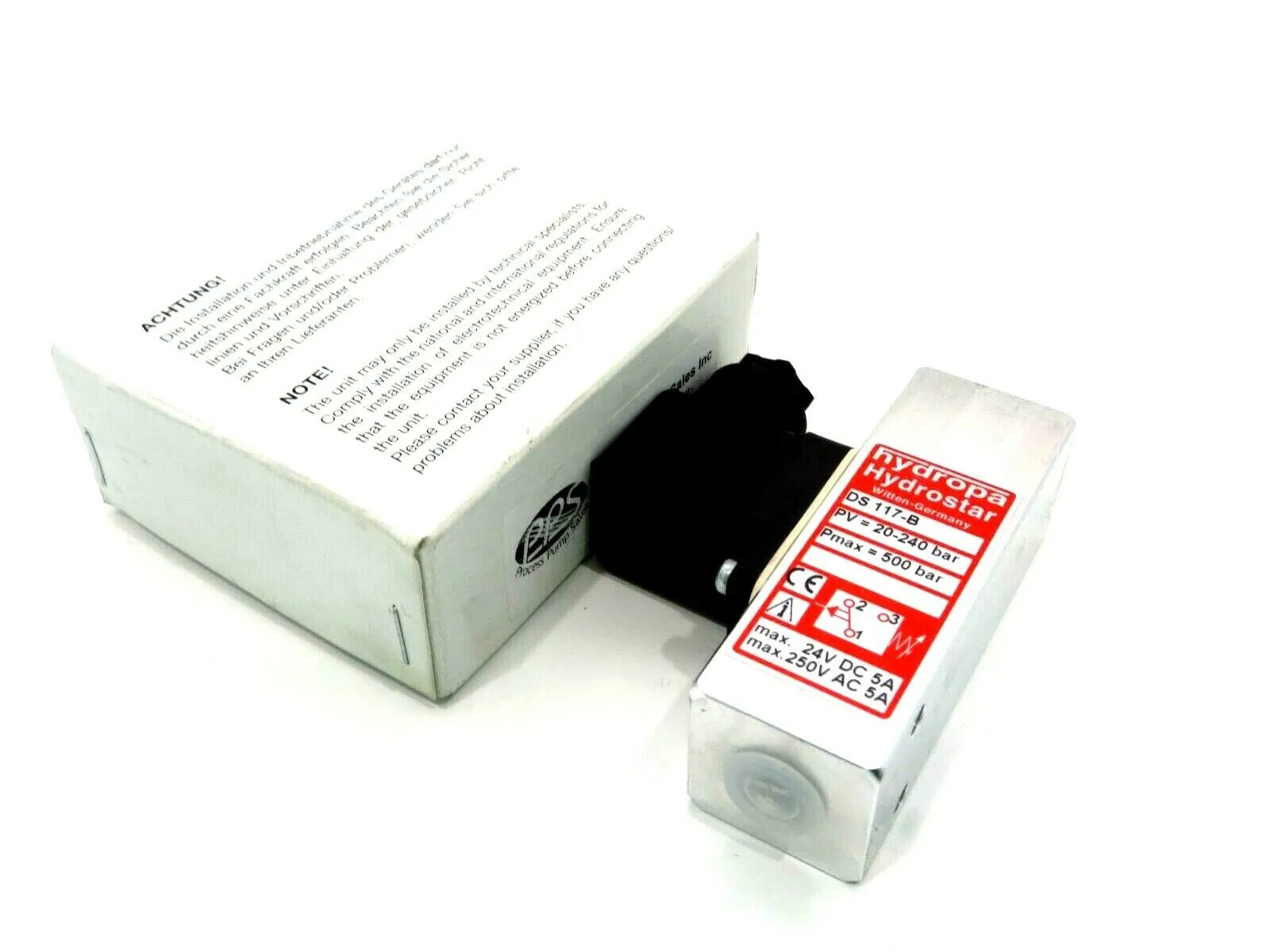 NEW HYDROPA DS117/B PRESSURE RELAY DS117B