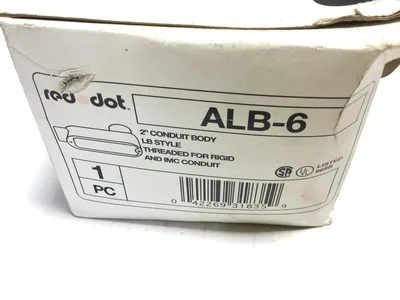 Red Dot ALB-6 Conduit Body 2″ LB Style Threaded