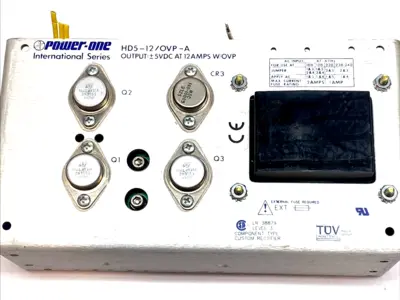 Used POWER-ONE LINEAR POWER SUPPLY 5V 12A Linear Power Supplies | Maverick Industrial Sales #1101722