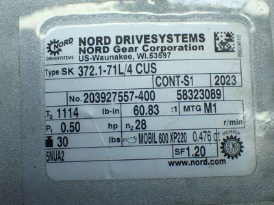 Used NORD DRIVESYSTEMS 372.171L/4 CUS Motors (misc) Ohio US | HGR 24 #873810