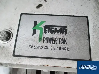 USED Ketema 48" x 30" Ketema Mark III Basket Centrifuge, 316L S/S