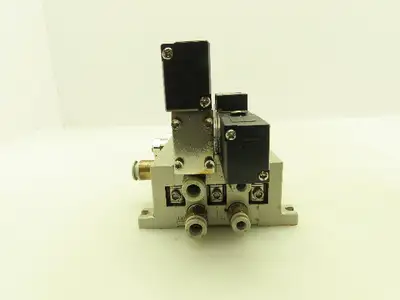 SMC VV5FS2 Plug-In 2-Station Manifold Control Unit VFS2000 Solenoid Valve Bank