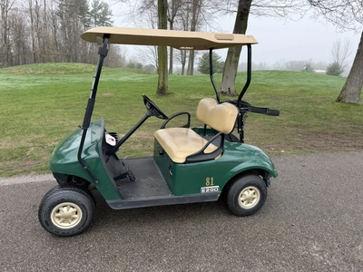 (1) 2014 E-Z-Go golf cart with a Kawasaki gas engine, does not include Club canopy or ball washer, f...