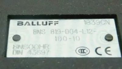 NEW BALLUFF BNS-819-D04-L12-100-10 LIMIT SWITCH BNS819D04L1210010
