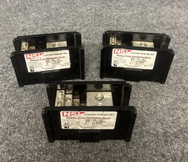 Used NSI AM-K2-HG M Terminal Blocks California US | Davliegogo LLC #1705876