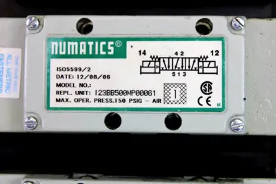 USED NUMATICS I23BB500MP00061