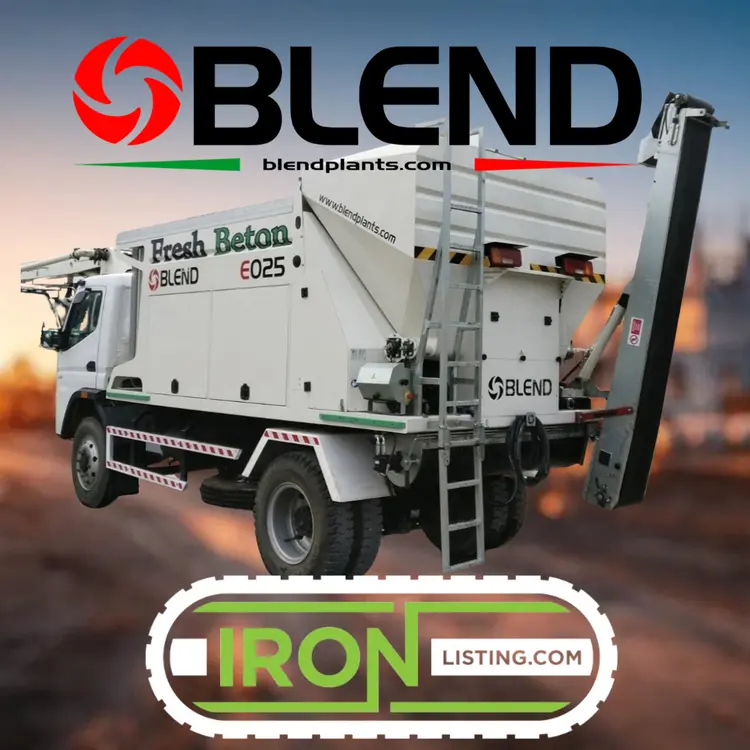 New | in-Stock 2025 Blend E025 Concrete Mixer Trucks Florida US | Iron Listing #44079
