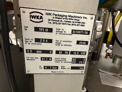 Used _UNKNOWN_ _UNKNOWN_ Tube Fillers Rhode Island US | Federal Equipment Company #1344542