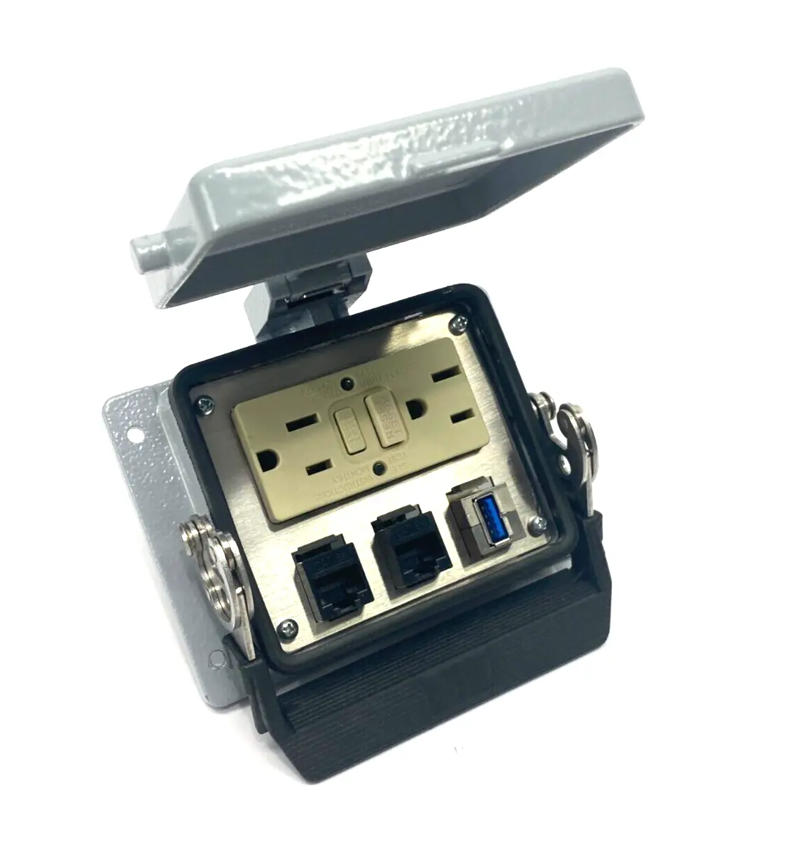 New | in-Stock Mencom Panel Interface Duplex Outlet Connector Electrical Fittings Michigan US | Maverick Industrial Sales #1467957