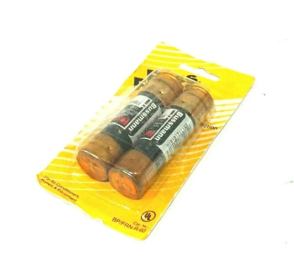2 NEW BUSSMANN FRN-R-60 FUSES FRNR60