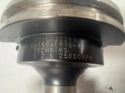 CAT50 TECHNICS ER16-4 Collet Chuck End Mill Tool Holder CNC SYIC 22281