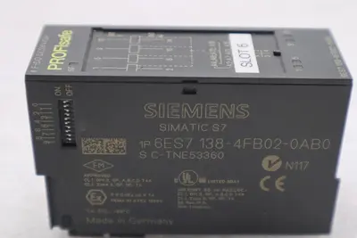 SIEMENS 6ES7 138-4FB02-0AB0 SIMATIC S7 ELECTRONIC CONTROL MODULE STOCK K-3942