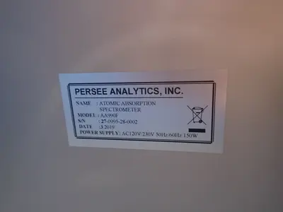 Used PERSEE AA990F Spectrometers Ohio US | HGR 24 #1284697