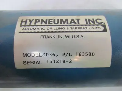 New | in-Stock HYPNEUMAT INC _UNKNOWN_ Parts (Hydraulics and Pneumatics) | Arrow Industrial #635741