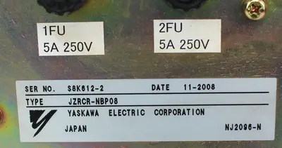 USED YASKAWA ELECTRIC JZRCR-WBP08