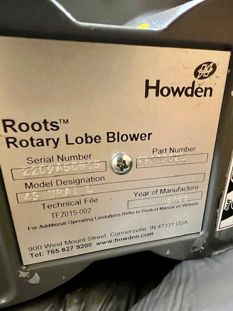 Used Howden Roots 45 URAI L Blowers Minnesota US | Peak Machinery, Inc. #285189