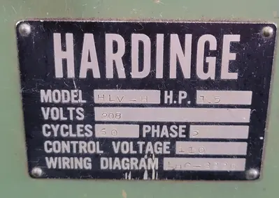 Used HARDINGE BROTHERS HLV-H Precision Lathes Kentucky US | Aucto #1444270